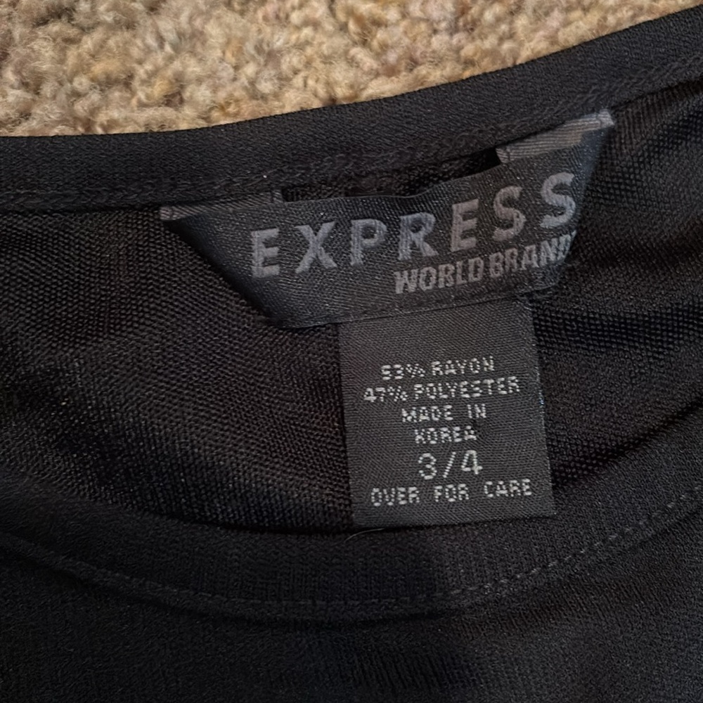 Express black dress - Picture 2 of 3